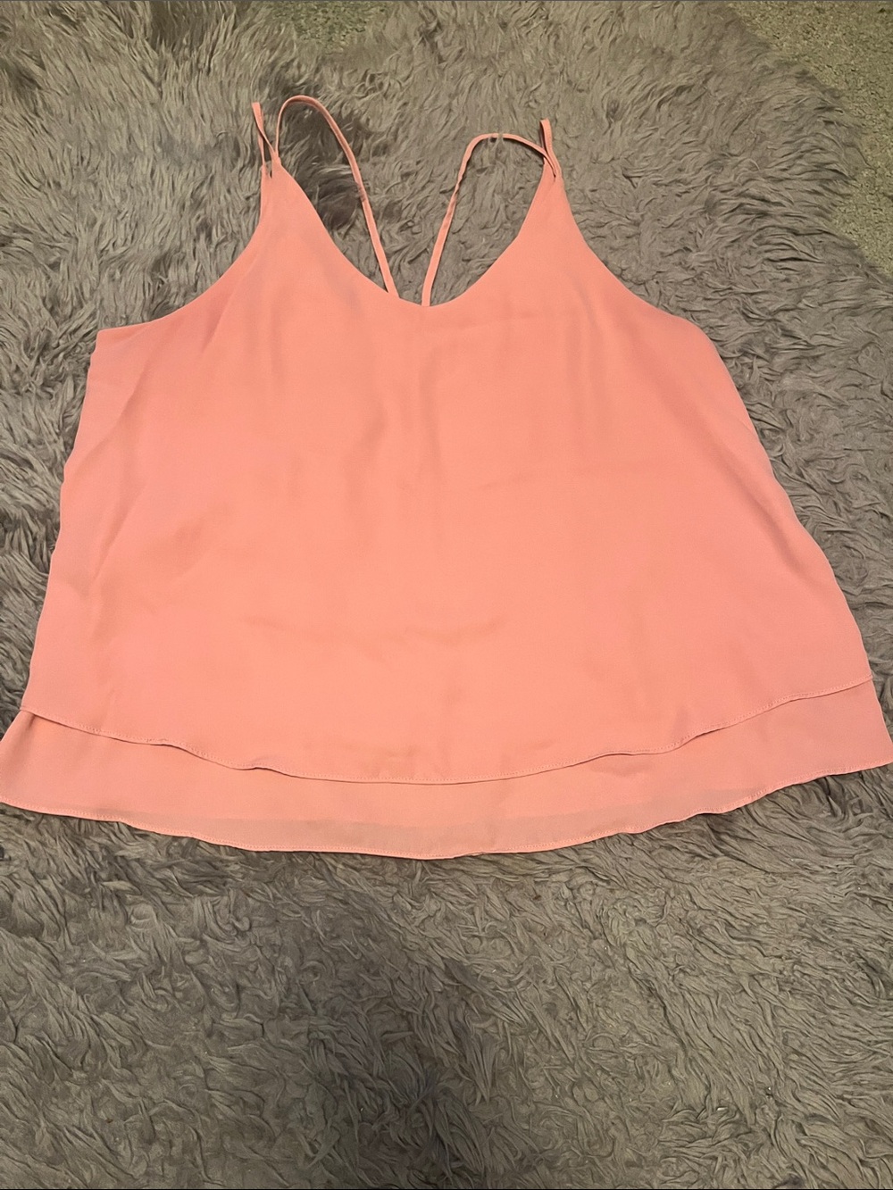 Reitmans Pink V-Neck Cami with Strap Details